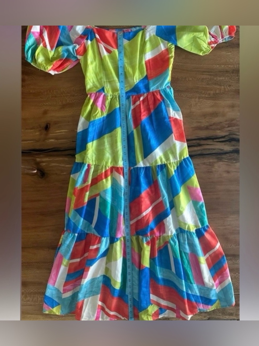 Flying Tomato Precious Moments/Full of Grace Dress with Puff Sleeves |Size S - Picture 7 of 15